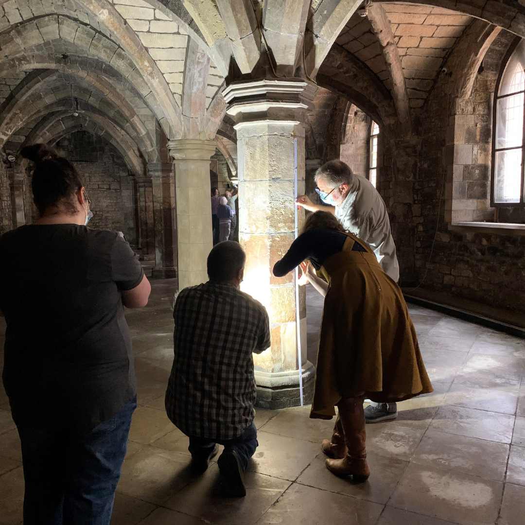 Greyfriars Tour – Looking at Pillar Greyfriars Tour - Looking at Pillar
