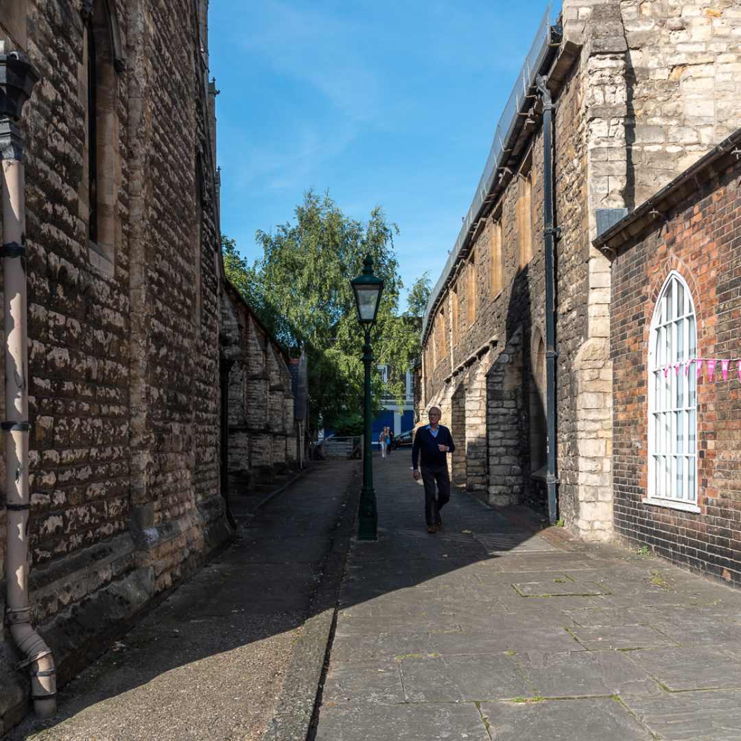 Outside Greyfriars in the Street
